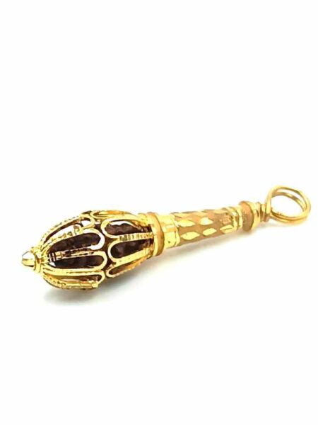 1 Mukhi Indonesian Pendant(Gold)Size-16mm